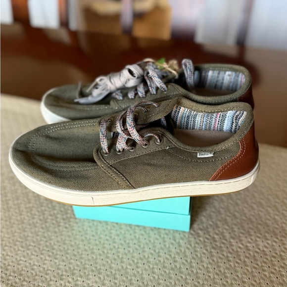 Sanuk M Tideline Lace Waxed Hemp Men’s Shoe Sz 11 NWT - Picture 9 of 11